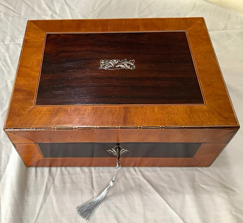 Edwardian rosewood jewellery