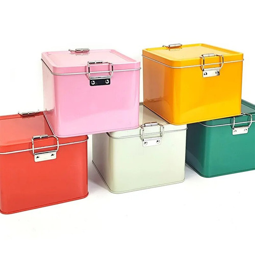 Metal storage tin - metal,