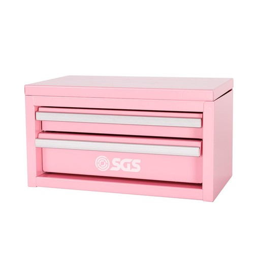 Sgs pink mini tool box - metal, 2