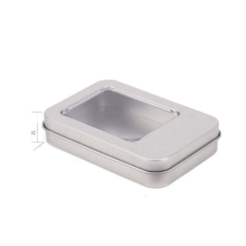 Rectangular tin storage box - storage,