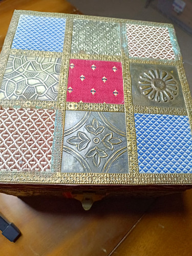 Decorative wooden storage box - decorative,