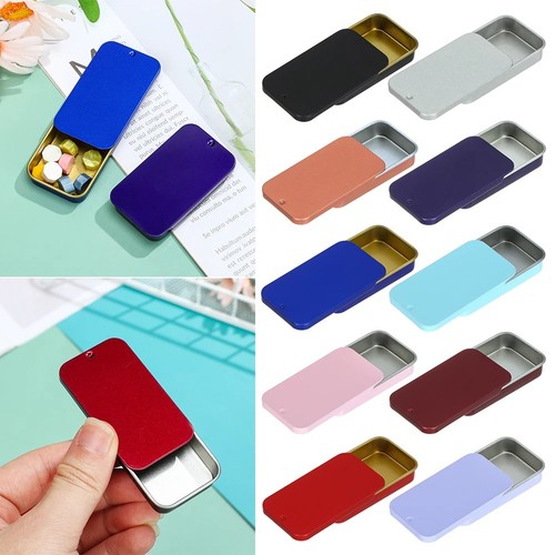 Metal rectangular empty - rectangular, hinged