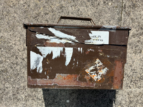 Genuine military ammo box - military,