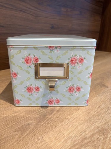 Decorative metal storage box