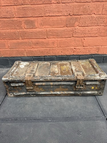 Vintage military metal storage