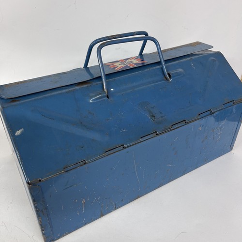 Vintage blue metal - vintage,