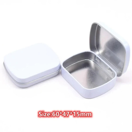 Small metal tin storage - small,