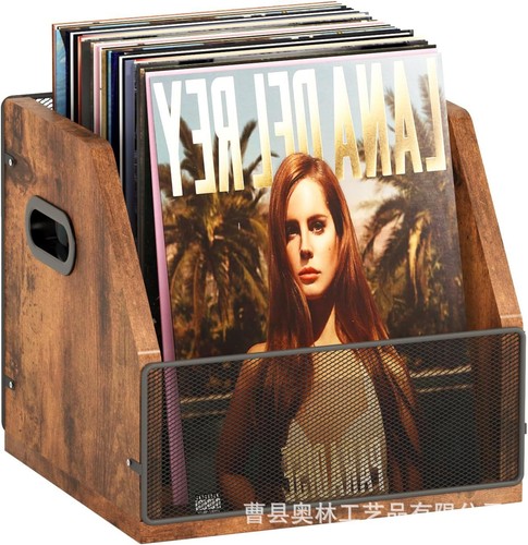 Wood metal vinyl record - vinyl,