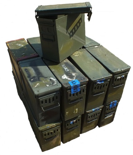 Used metal ammo storage - 30,