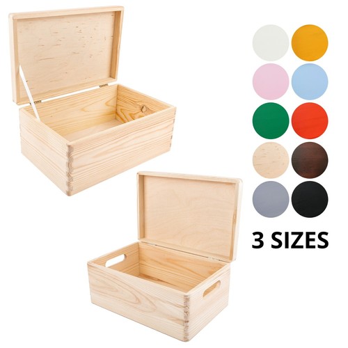 Wooden storage box with - storage,