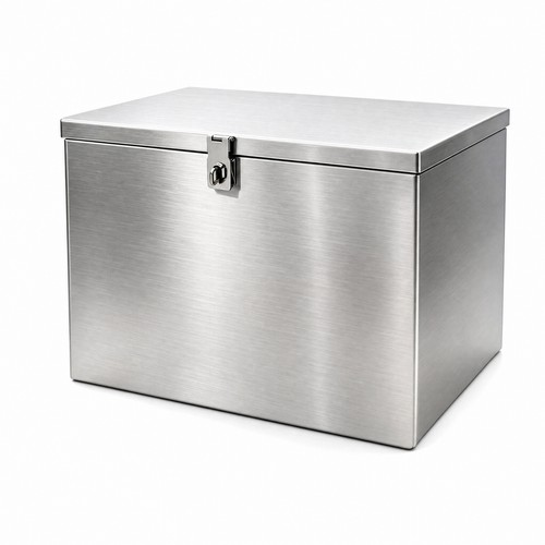 Stainless metal box - box, with